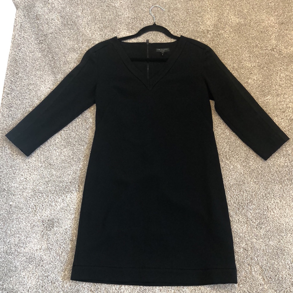 Rag And Bone Black Dress Size 0